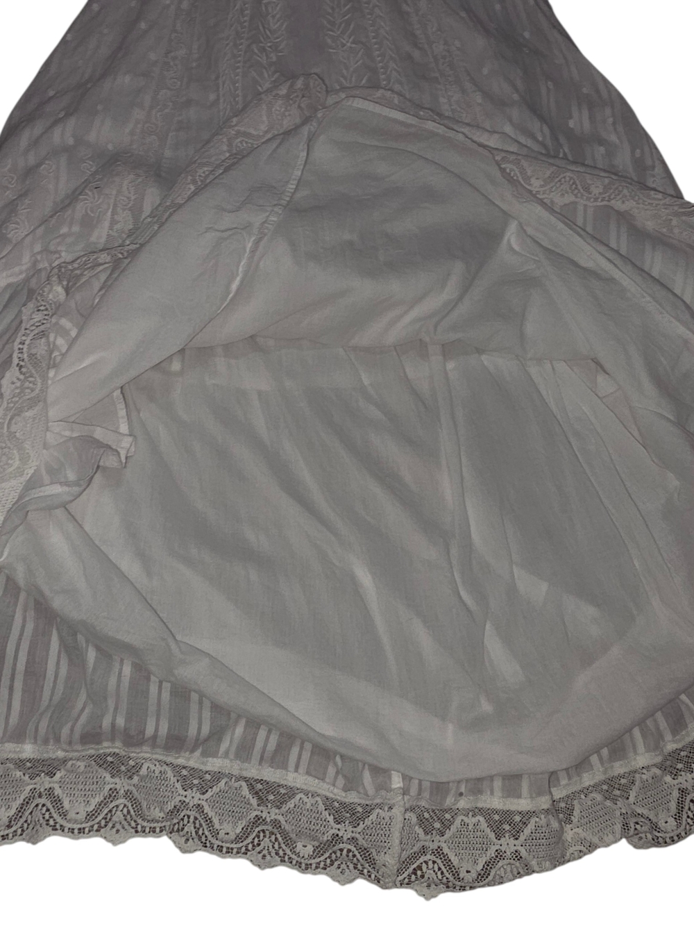 LoveShackFancy Aneesha White Lace Maxi Dress Boho Cottagecore Romantic XS/S - Picture 11 of 12